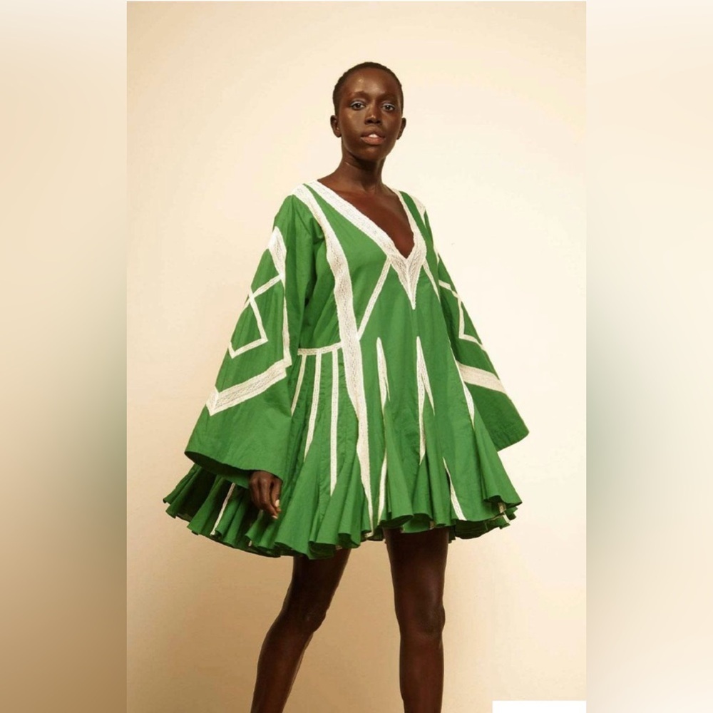 Rhode Robe Cara Dress - Emerald